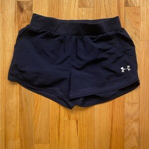 Under Armour Girls Blue Athletic Shorts